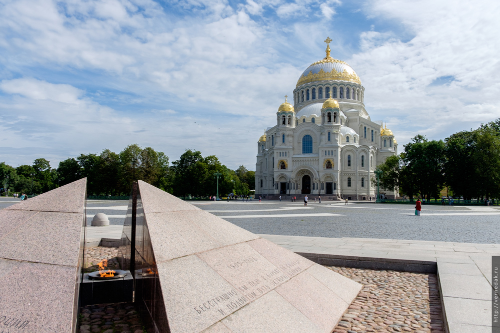 Кронштадтский собор сверху